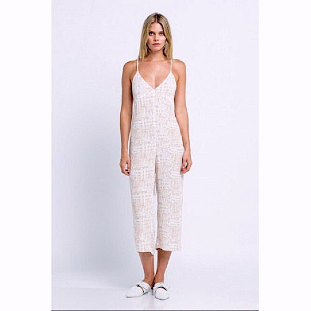 Skylar + Madison open back jumpsuit